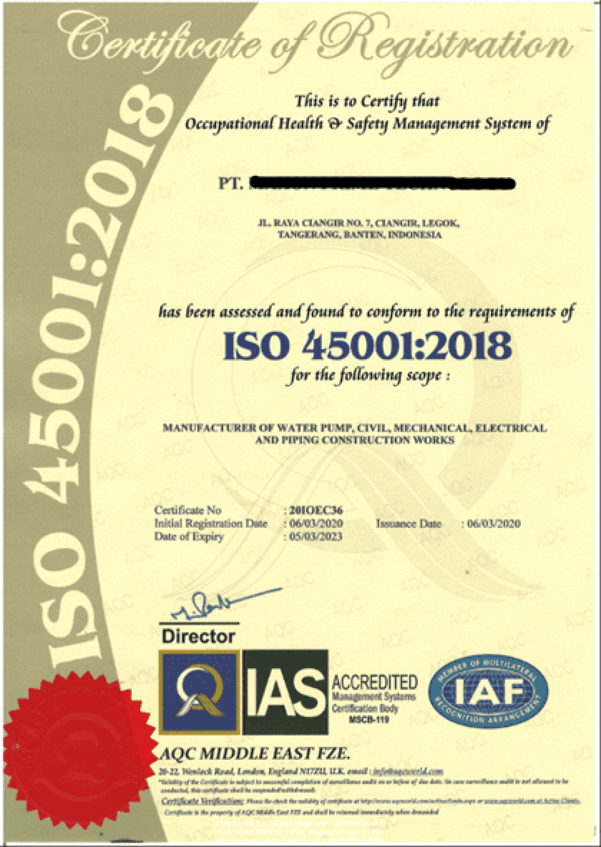 ISO 45001 di Dunia Konstruksi: Tantangan dan Solusinya - Panduan Lengkap oleh Gaivo Consulting ISO 45001 di Dunia Konstruksi: Tantangan dan Solusinya