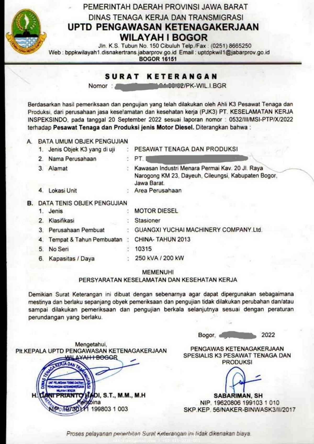 Riksa Uji Passenger Hoist: Meningkatkan Keselamatan dengan Mendapatkan SIA/SILO/Suket K3 Alat